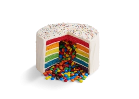 Rainbow Piñata Cake