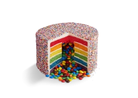 Party Rainbow Piñata Cake