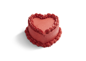 Ruby Heart Cake