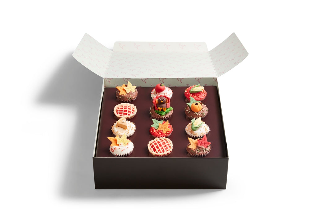 Thanksgiving Mini Cupcakes Selection Box