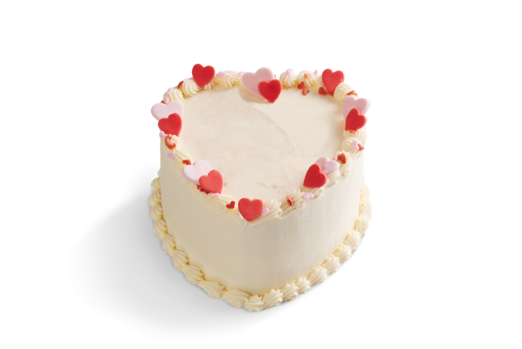 Red Velvet Heart Cake