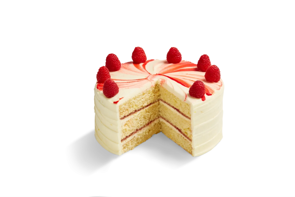 Lemon Raspberry Ripple Cake