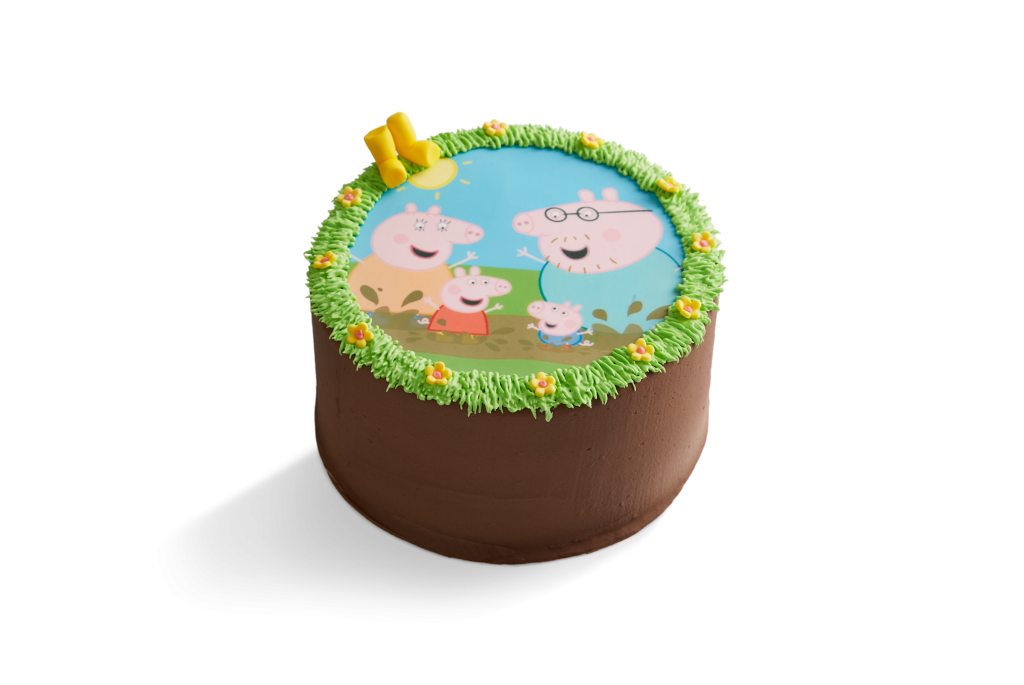 Peppa's Muddy Puddles Cake