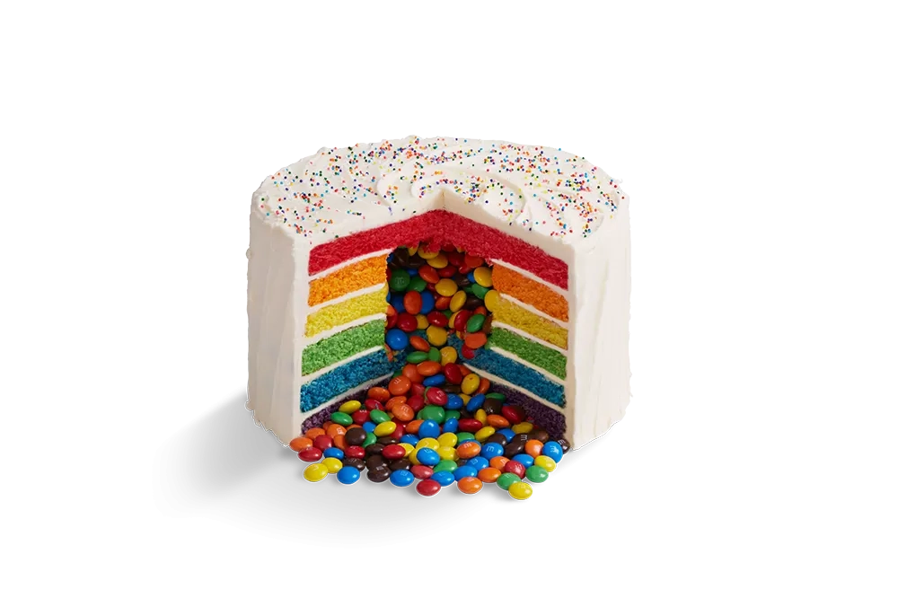 Rainbow Piñata Cake