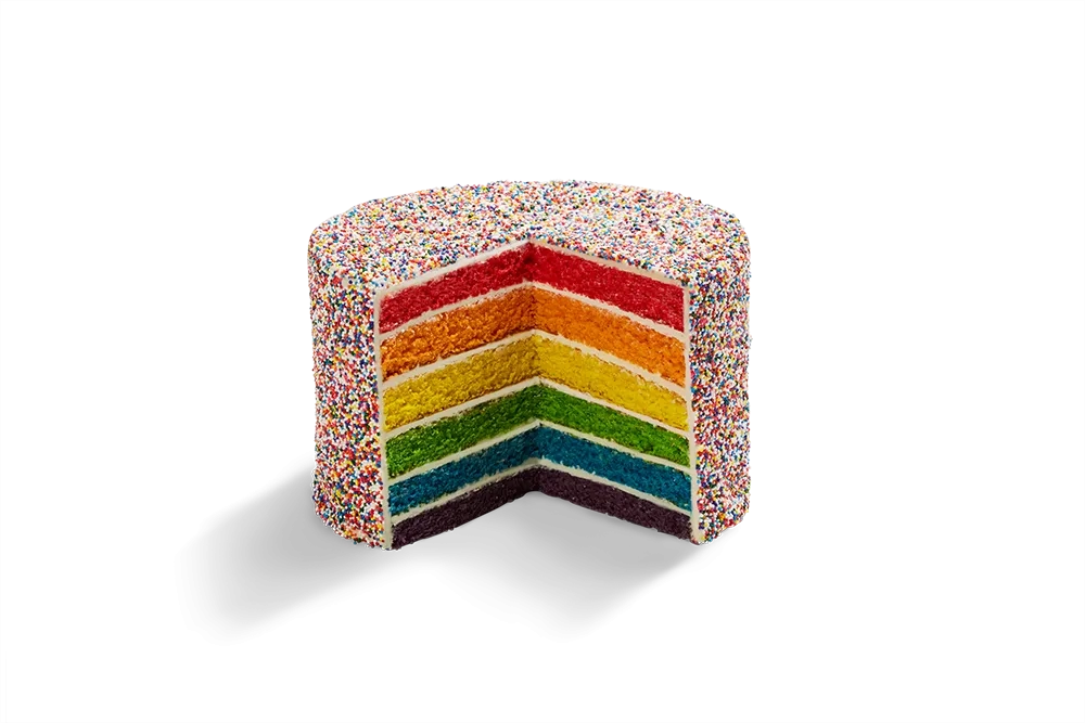 Rainbow Party Cake