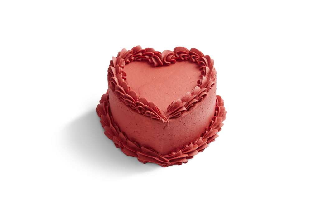 Ruby Heart Cake