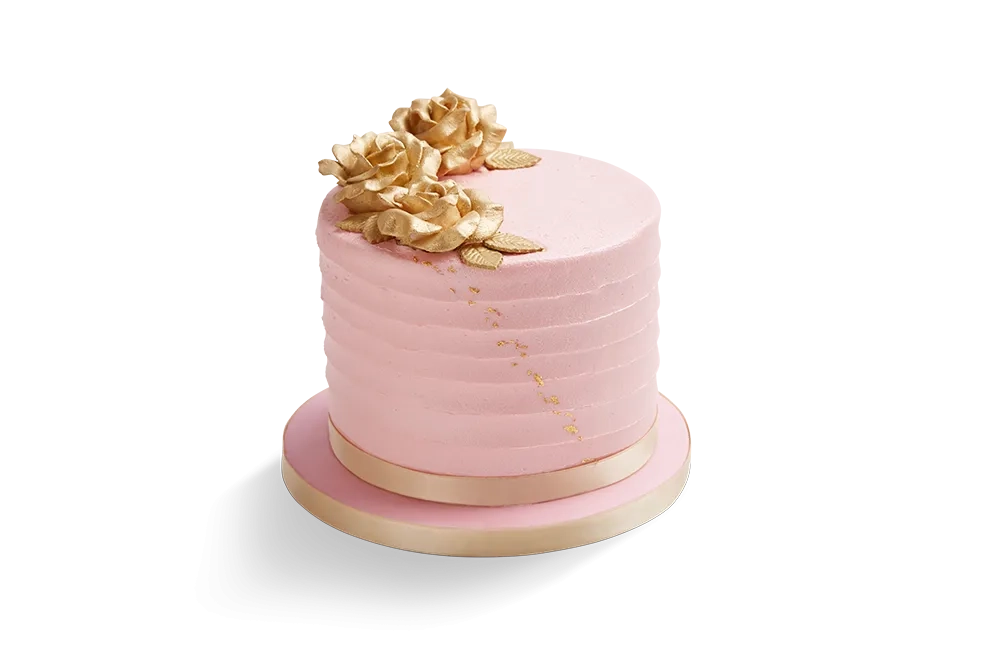 Rose Collection Pink Cake