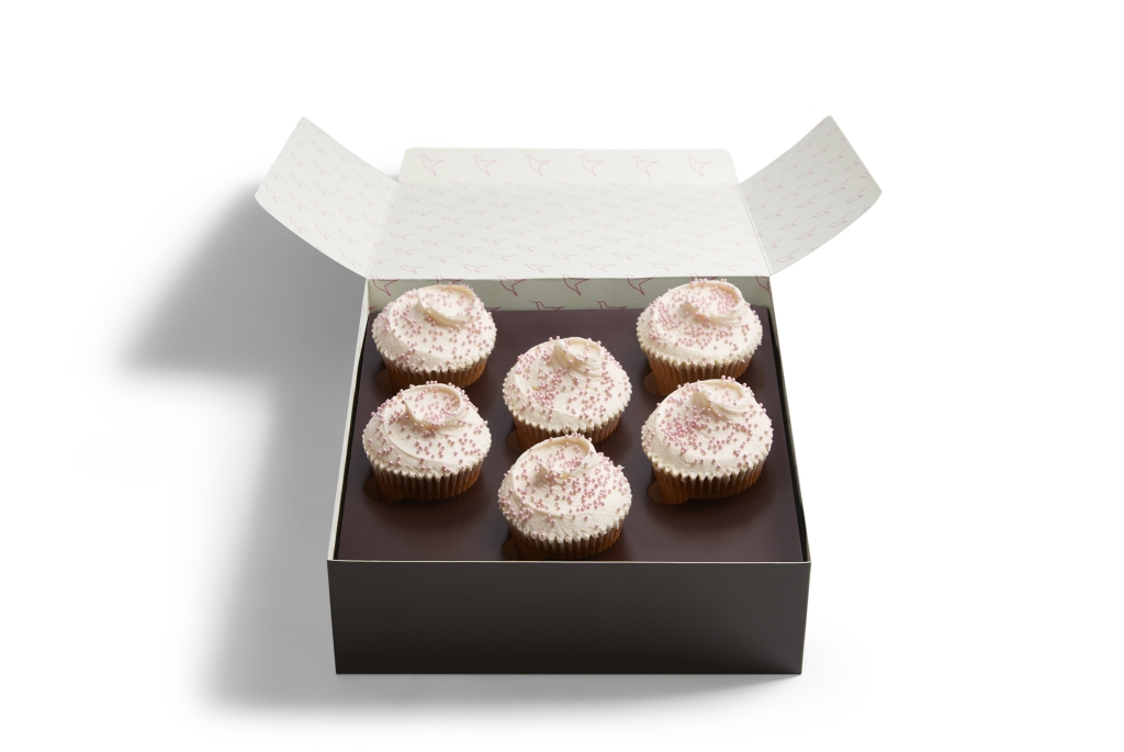 Rose Collection: Pink Cupcake Selection Box