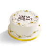 Baby Bee Reveal Cake