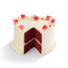 Red Velvet Heart Cake