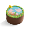 Peppa's Muddy Puddles Cake