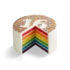 Rainbow Number Cake