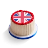 Made Without Gluten Vanilla Union Jack Cake